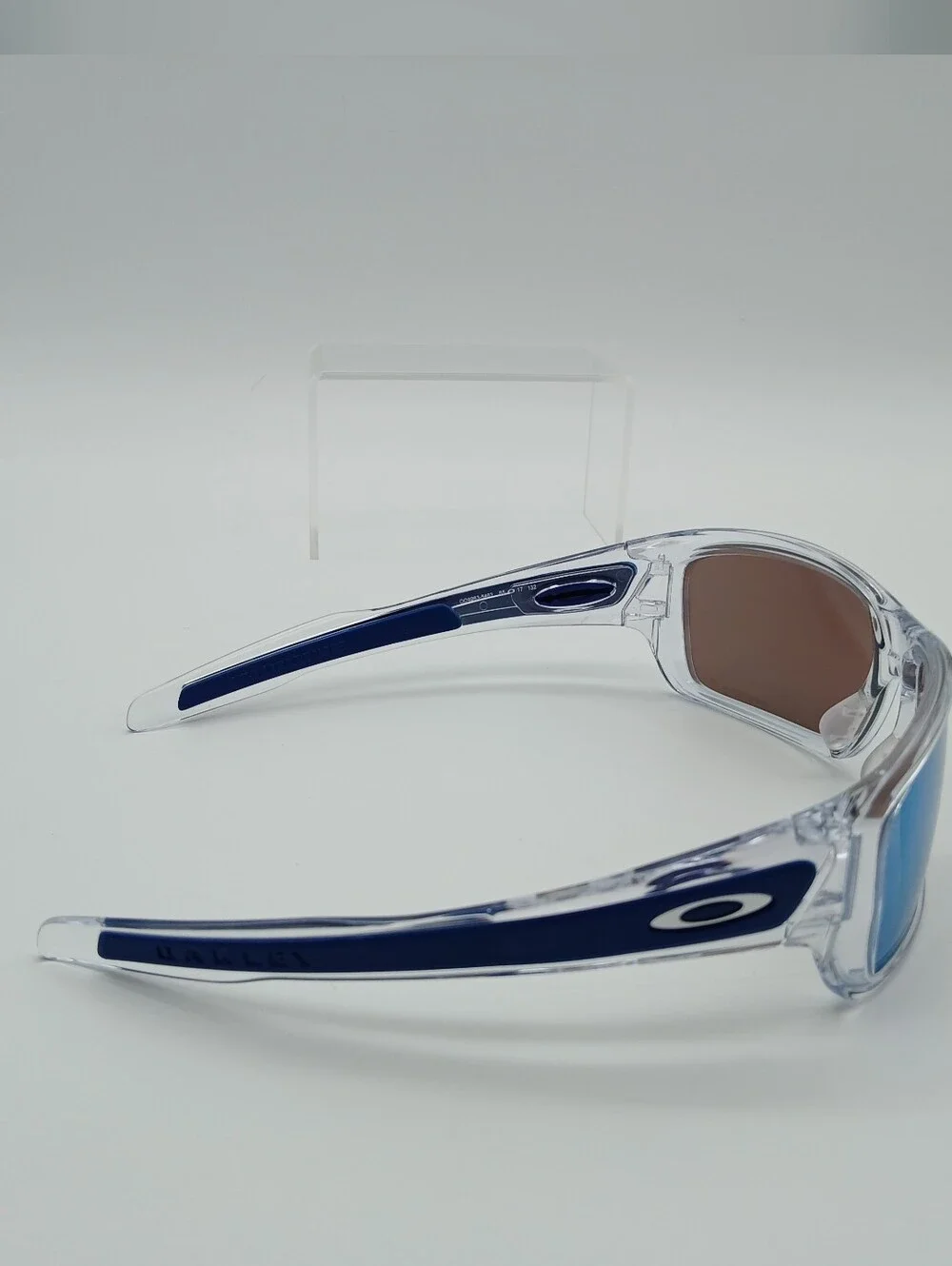 Oakley Turbine Polished Clear w/PRIZM Deep Water Polarized Lenses OO9263-5463